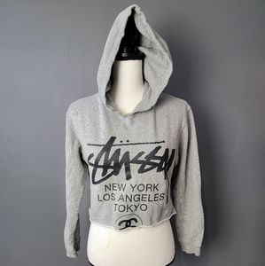 Stussy cropped hoodie